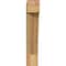 Ekena Millwork Traditional Block Rough Sawn Bracket, Western Red Cedar, 4"W x 14"D x 22"H BKT04X14X22TRA05RWR - alternate 3